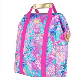 NWT/ NIP Lilly Pulitzer Multi Splendor in the Sand picnic Backpack Cooler